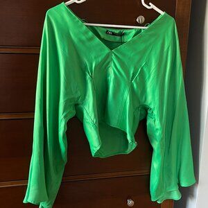Green Zara Top